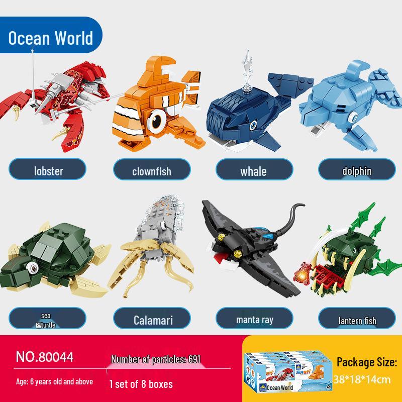 Kaizhi Ocean World Building Blocks: DIY Educational Toys for Kids