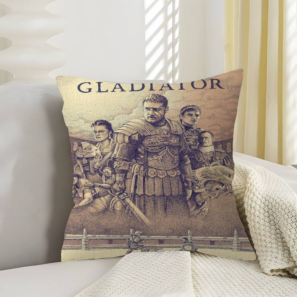Gladiator Classic Movie Personalized Pillow Dust Cover Bedroom Kids Party Decoration Pillowcase Birthday Children Gift