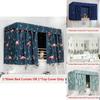 Stylish Student Bed Curtain For Dormitory With Mosquito Protection And Blackout Shading