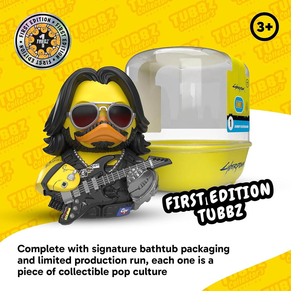 TUBBZ NS5557 Collectible Duck Figure with Unique Design and High Detail, Fun Home Decor