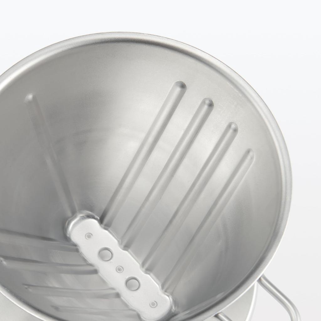 MUJI Stainless Steel Dripper, Silver, 12.5 x 10.5 x 8cm (H), for 2-3 cups, Product Number 15090822