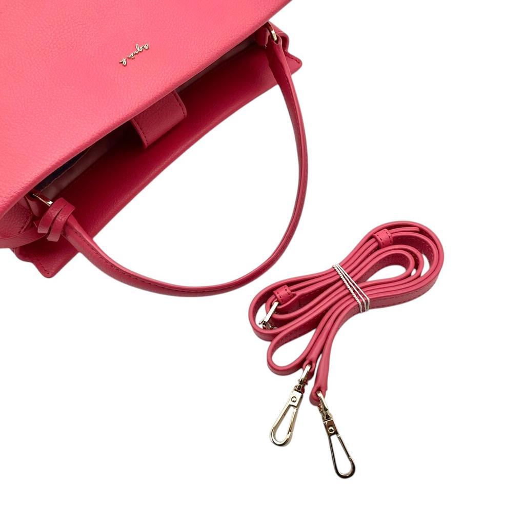Used agnes b. 2way handbagHandbag pink/gold leather Women