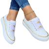 Womens Casual Athletic Shoes With Metal Laces For Daily Wear
