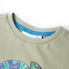 T-shirt pour enfants avec manches courtes kaki clair 92/104/116/128/140