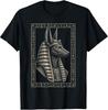 Anubis Egyptian Hieroglyphs History Graphic Tee