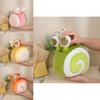 Cute Plush Snail Toy Pp Cotton Filling Short Plush Material Chocolate Color 20cm