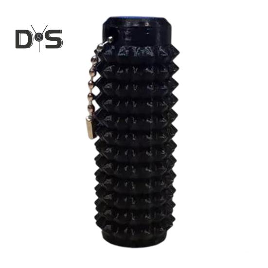 

Брелок-стимулятор Spiky Grippie, карманный мини-успокаивающий брелок-фиджет, брелок-массажер с шипами для снятия стресса и снижения тревожности чёрный