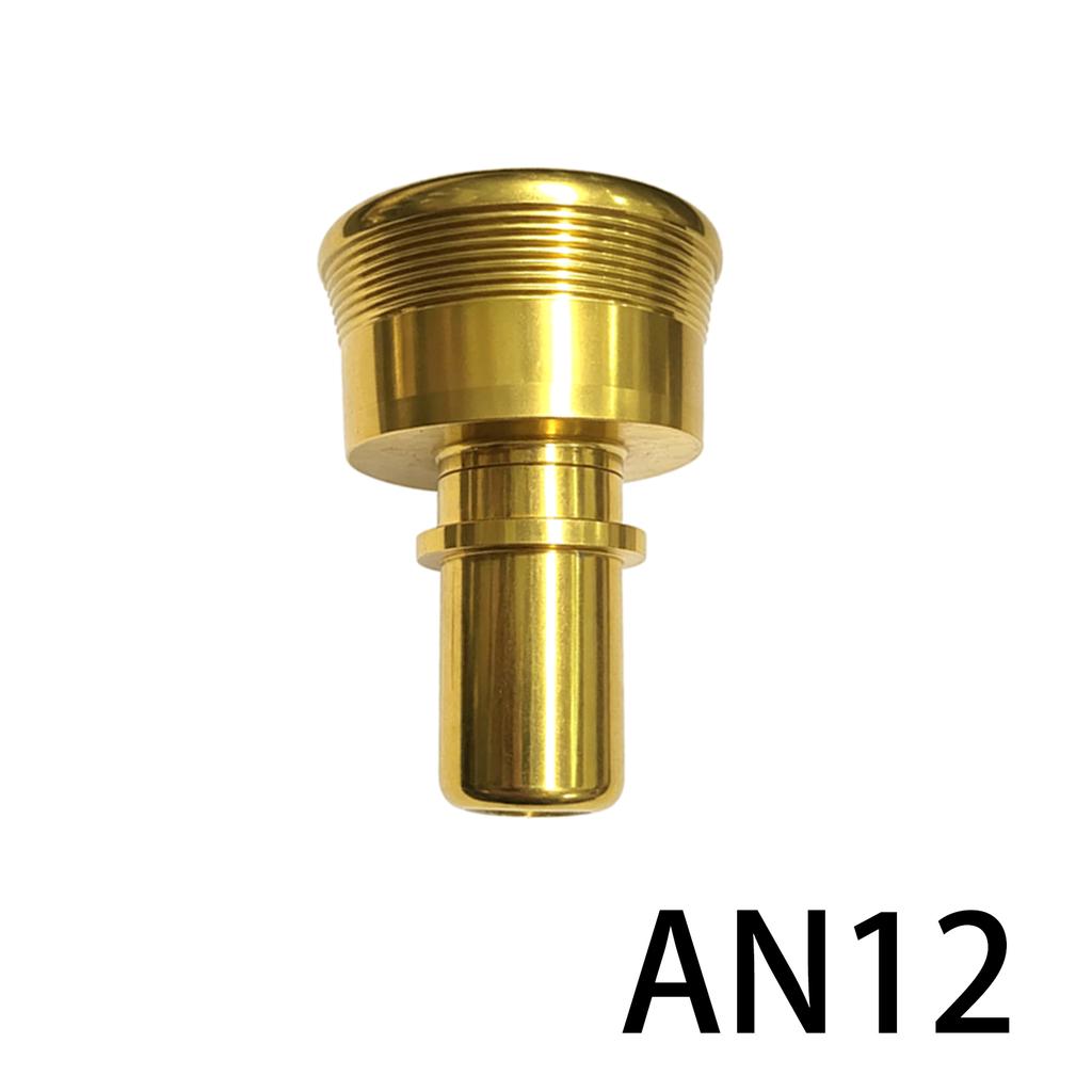 AN4 AN6 AN8 AN10 AN12 Quick Release Fittings Adapters Stopper Plug Male Push In Straight Aluminum Universal Gold Hose End Cover