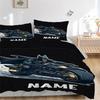 Custom Textile Batman Night Bedding 3 Piece Set HD Print Duvet Cover Pillowcases for Teens Adult Bedroom Decoration