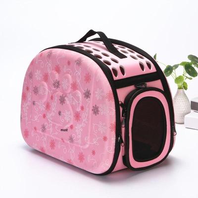 Foldable EVA Pet Carrier Bag: Handbag, Crossbody, Backpack for Cats & Dogs