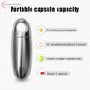 Pill Box Titanium Alloy Waterproof Bunker Portable Small Pill Box Sealed Waterproof Keyring Mini Carry-On First Aid Pill Bottle
