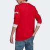 Adidas Manchester United 21-22 Season Home Fan Edition Long Sleeve Soccer Jersey New Year Recommendation Men Tops Red GR3779