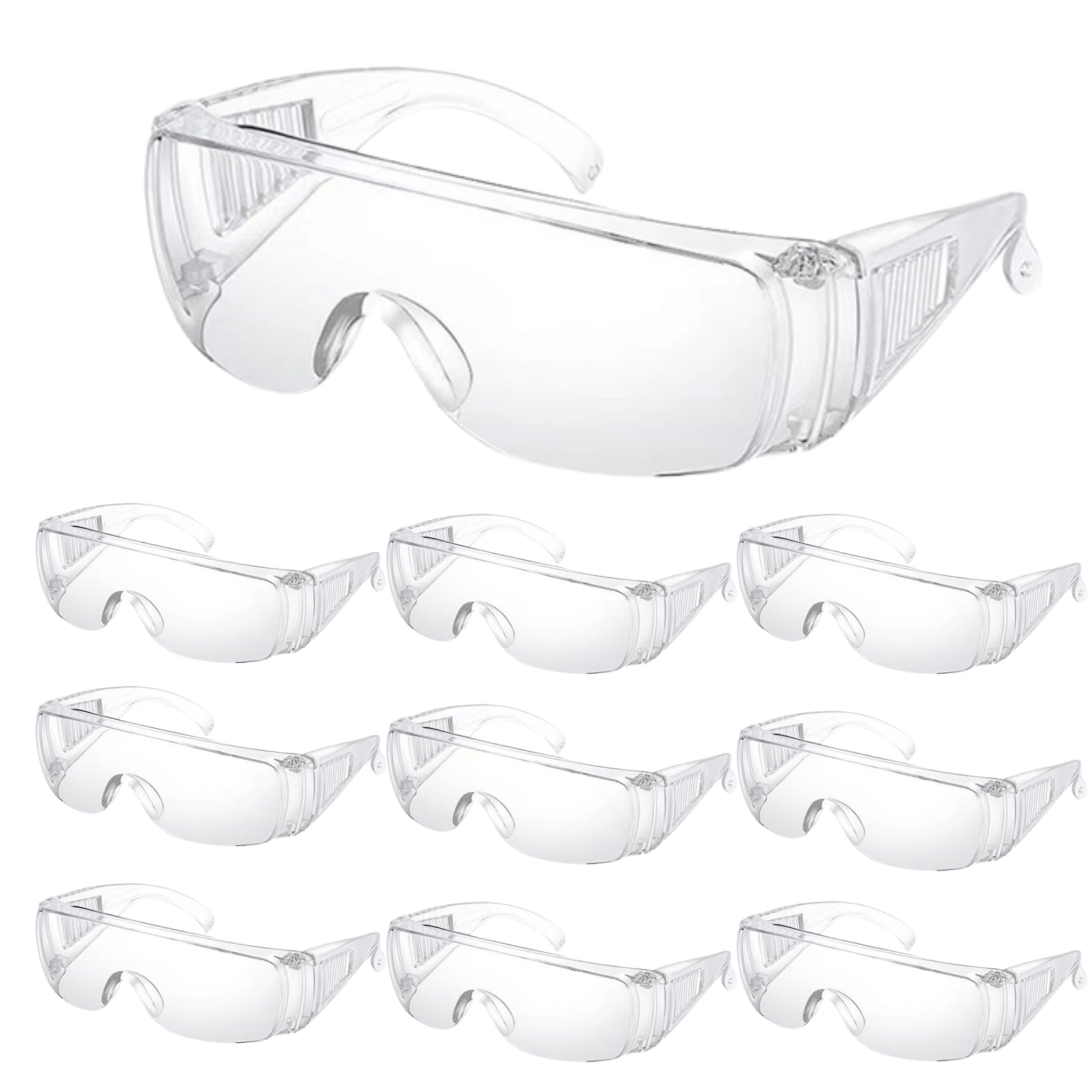 

DIZLAS Protective Dustproof Wearable Over Goggles for Experiments and Work of Glasses, Eyewear, Eyewear, (Set 20)