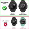 Szkło Hartowane dla Garmin Instinct 2 - Instinct 2 Solar [Zestaw 2 szt.] Folia Ochronna Ekranu Zegarka Odporna na Zarysowania Phonillico®