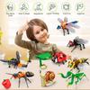 Insect and Bug Building Blocks Toys Beetle Mantis Bee Snail Block Insects Set for Children's Brain Game Puzzle Toy Animals Gift