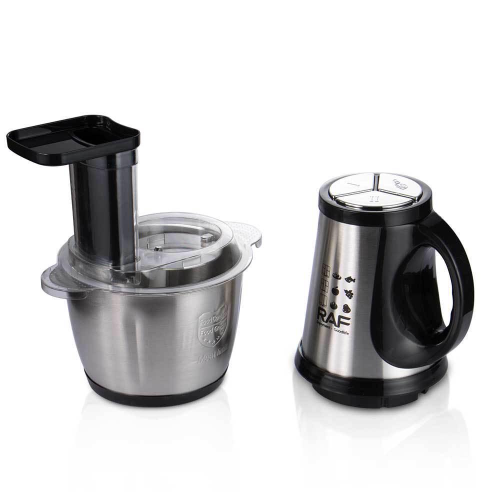 European Portable Six-in-One Electric Meat Grinder & Food Processor