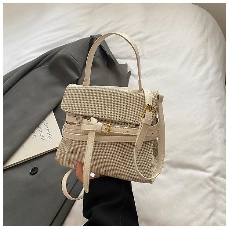 

Korean version of casual handbag bag women s 2025 new fashion straps commuter small bag large capacity shoulder messenger bag tide