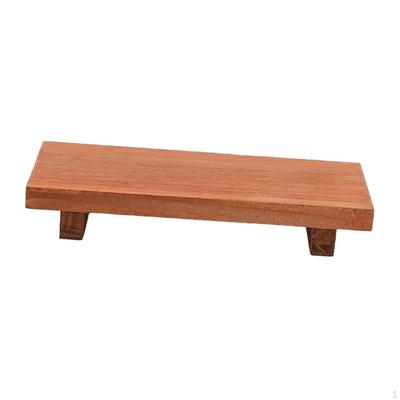 Vassoio Espositore su Supporto a Pedistallo in Legno, Vassoio, Supporto Sapone per Il