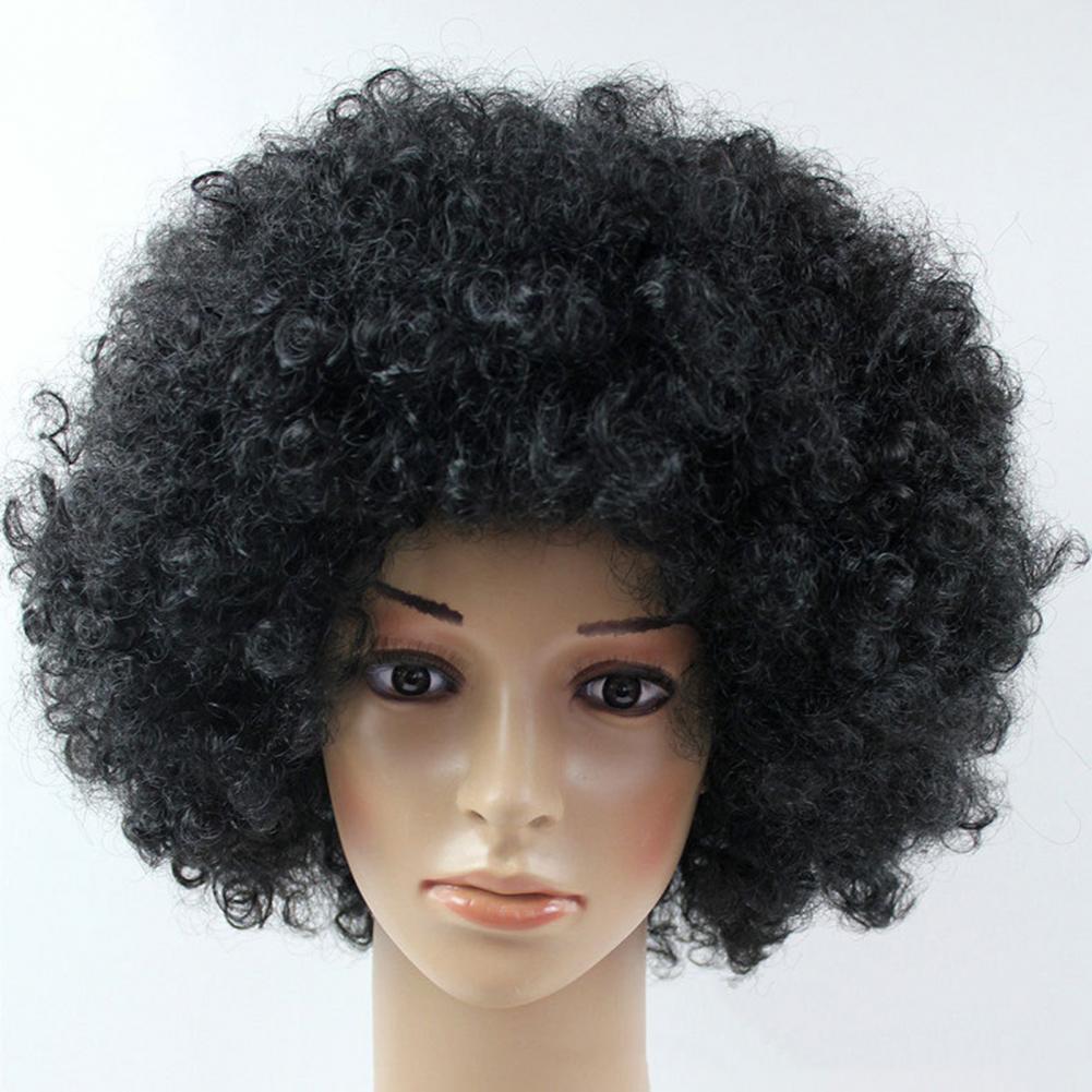 Wavy Clown Wig Cosplay Hair Halloween Christmas Clown Fancy Performance Ombre Wig Colorful Adult Kids Dress Hair Props Party Wig
