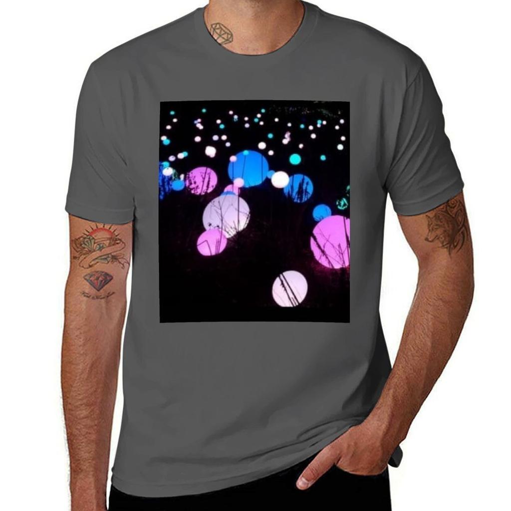 Glow In The Dark Spheres Tshirt Unisexs Graphic T Shirts Tshirt