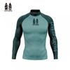 T-shirt Surfing Suit UPF50 Sunscreen Beach Swimsuit Diving Jellyfish Long Sleeve Split Top