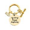 Stainless Steel Graduation Keychain Pendant - Gift Engraving Available