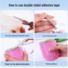 Self-Adhesive Pearl & Rhinestone Decorative Diamond Sticker Set for Clothing Accessories