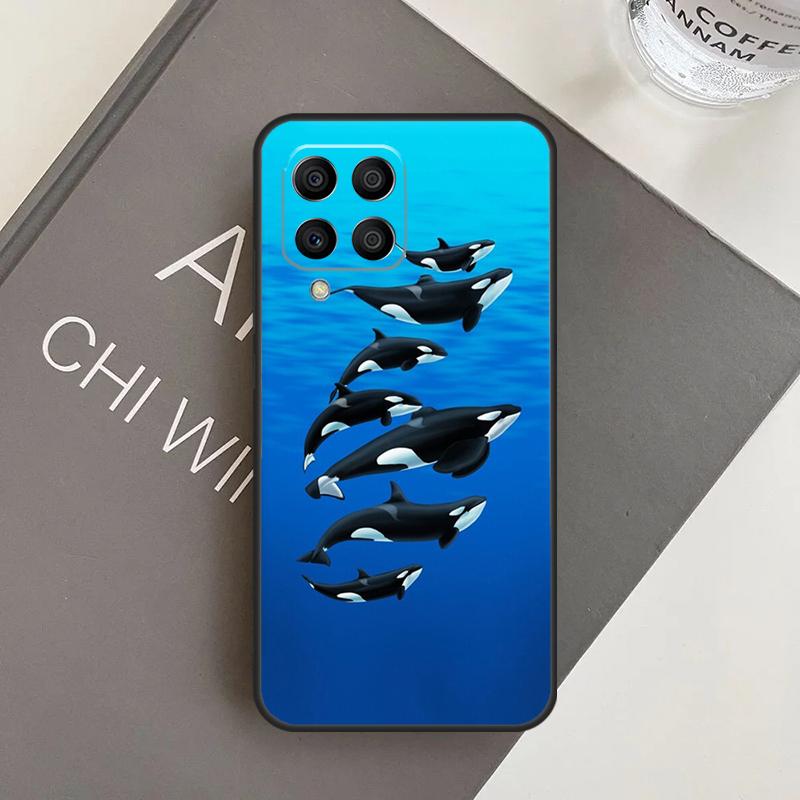 Orcas Whale Case For Samsung Galaxy M31 M11 M34 M13 M53 M51 M14 M54 M12 M32 M52 M16 M36 M56 M15 M35 M55