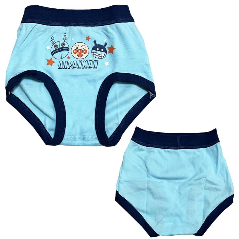 Nakata Anpanman Baikinman/Dadandan Briefs, 2-Piece Set, Front Closure, Smooth, for Boys, IA6457 [100cm]