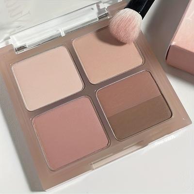 5barevná paleta matných očních stínů dlouhotrvající hnědá nahá růžová barva Denní dojíždění Snadná aplikace očních stínůw Makeup oční stíny pro ženy