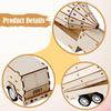 Wooden Model Car Building Kits Wood 3D Puzzles Physics Science Experiment for Birthday Kids