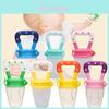 Colorful Silicone Baby Fruit Vegetable Feeder Pacifier Teething Toy Set For Babies