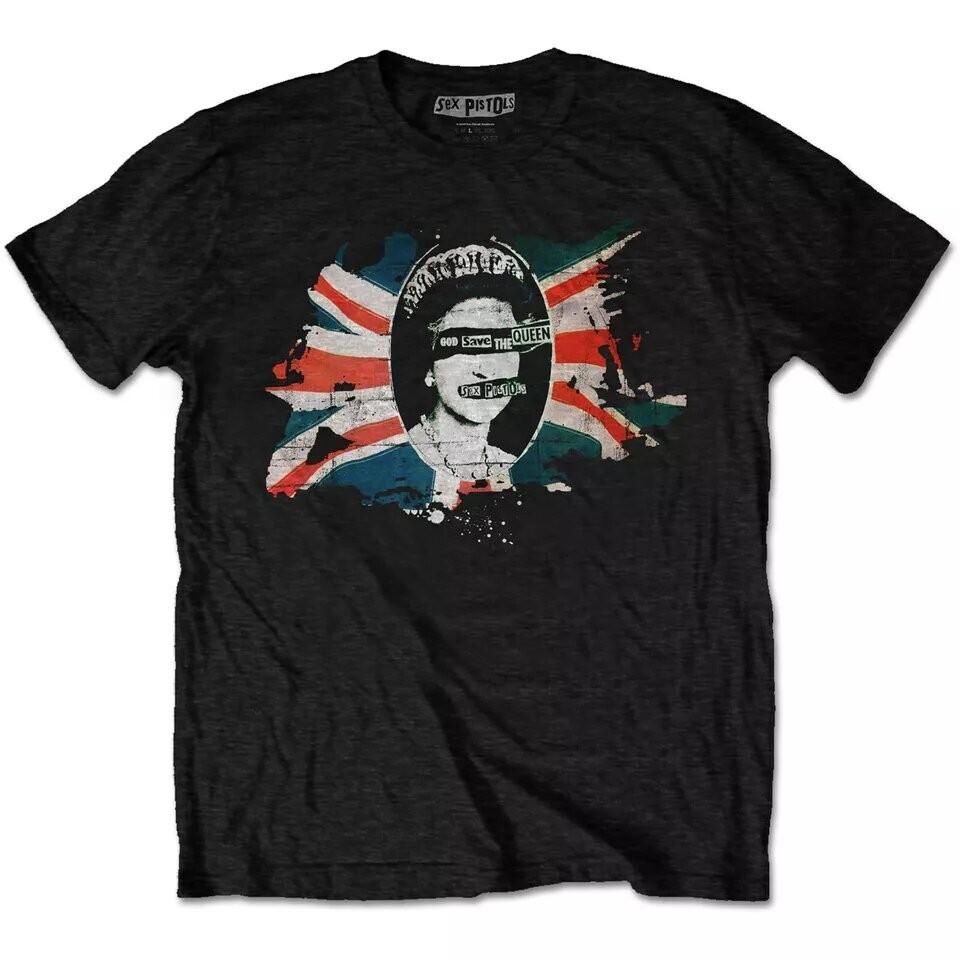 The Sex Pistols T-Shirt God Save The Queen, Heavy Cotton T-shirt, Size S to 5XL Unisex T-Shirt XL