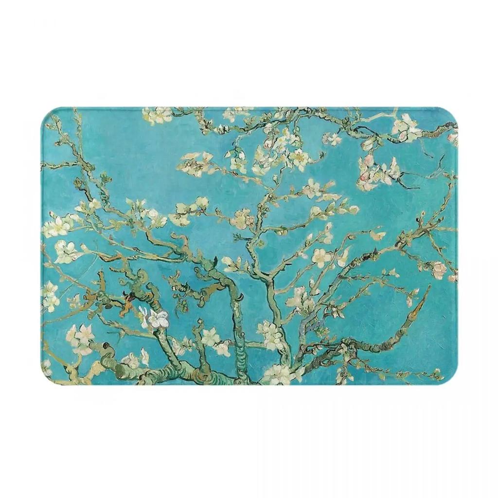 Vincent Van Gogh Starry Night Carpet Art Abstract Rugs Forest Night View Soft Floor Mat for Home Living Room Bedroom Dorm Decor