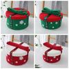 Handmade Woven Cotton Rope Storage Basket Trick Or Treat Christmas Storage Box Cosmetic Sundries Desktop Organizer