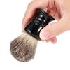 Shaving Brush Portable Hair Shaving Brush Resin Base Shave Brush for Shaving Foam