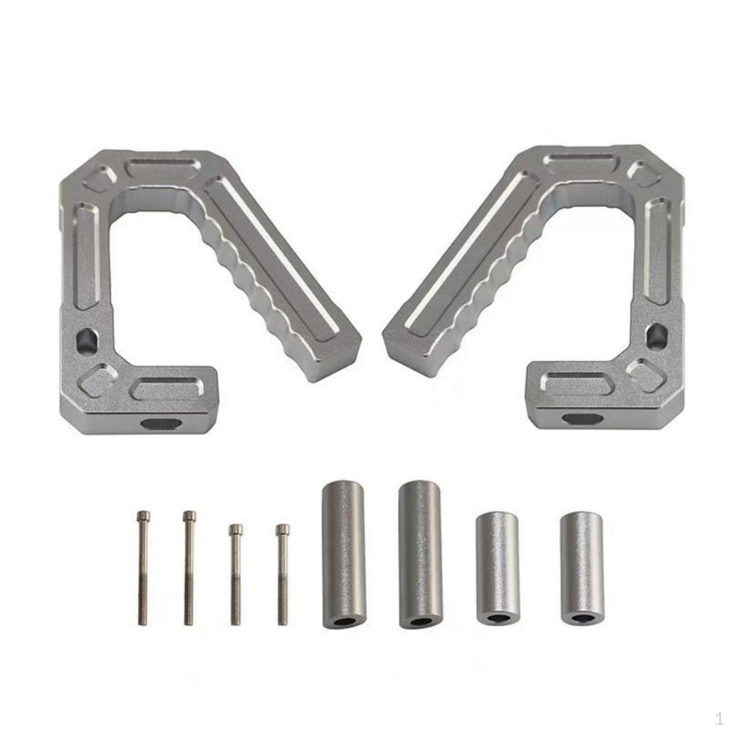 Comfortable Grip Front Grab Handles with Spacers Rugged Aluminum