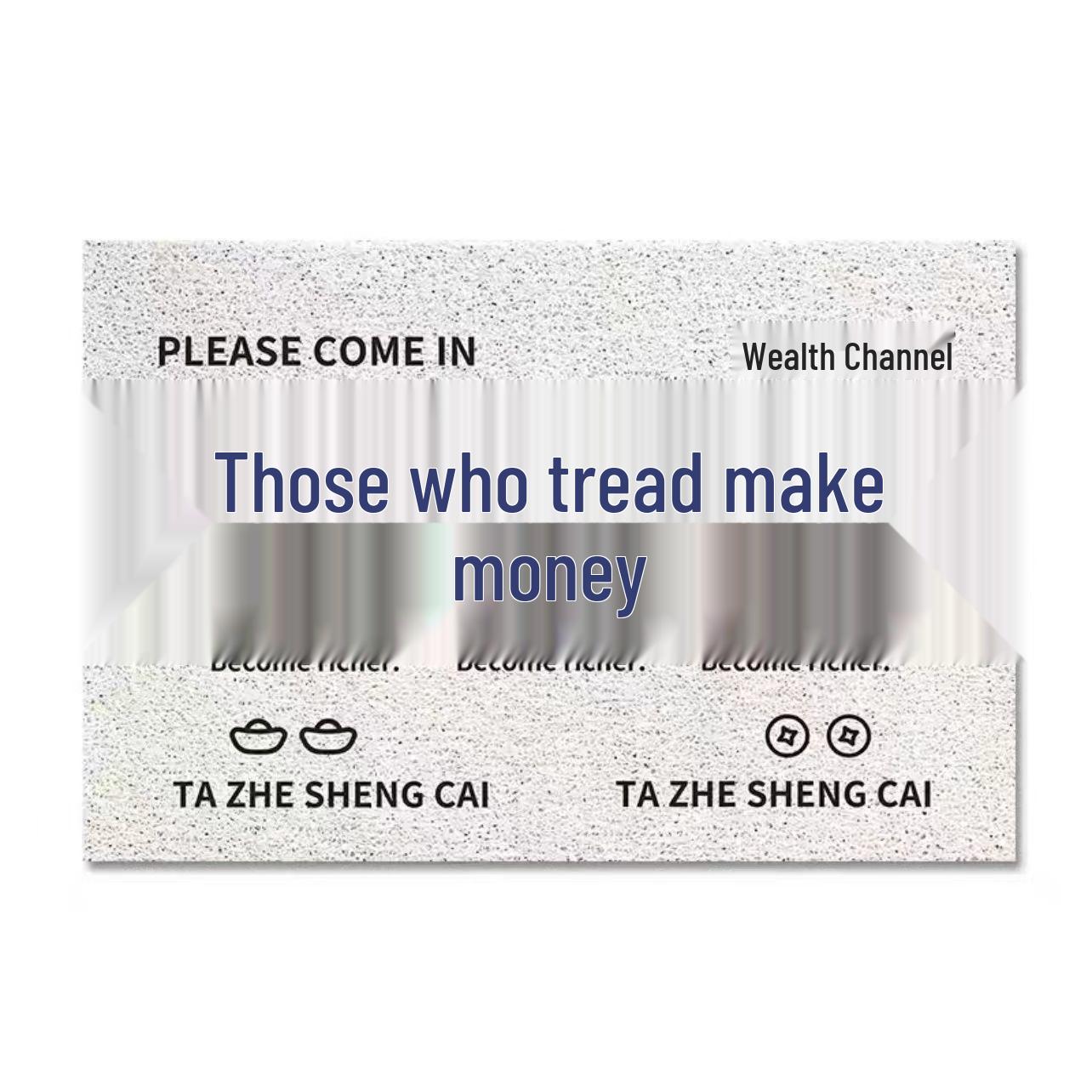 

Классический текстовый входной коврик: Грязесчищающий и грязеотталкивающий режущийся ковер для дверных проемов 40*60cm