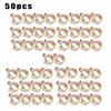 50PCS Compact Push-On Hose Clamps Set 5mm to 9mm for Water Air Fuel Lines Reusable Design for Automotive And Mechanical Use
