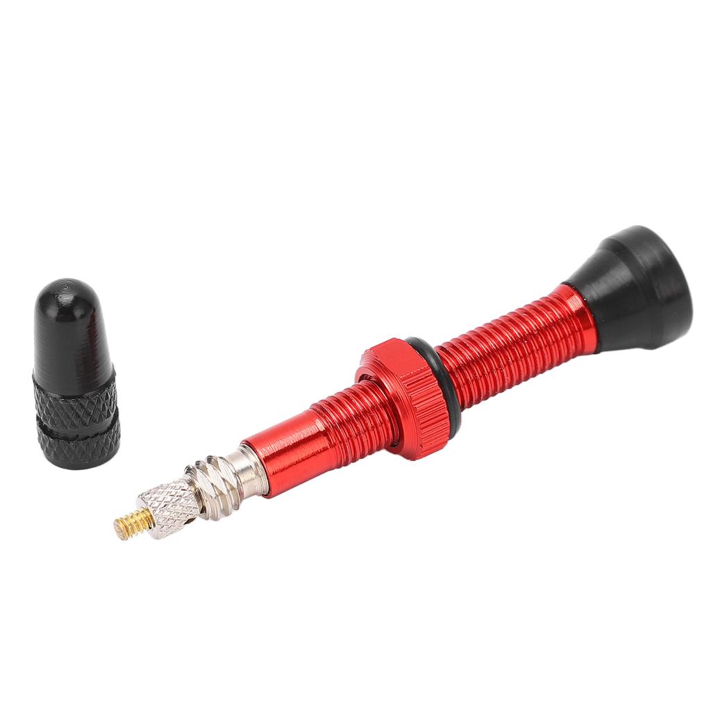 Tubeless Valve Stems Anodized Aluminum Alloy Vacuum Extension 40MM for Valve for Road Bikes Mountain Bikes