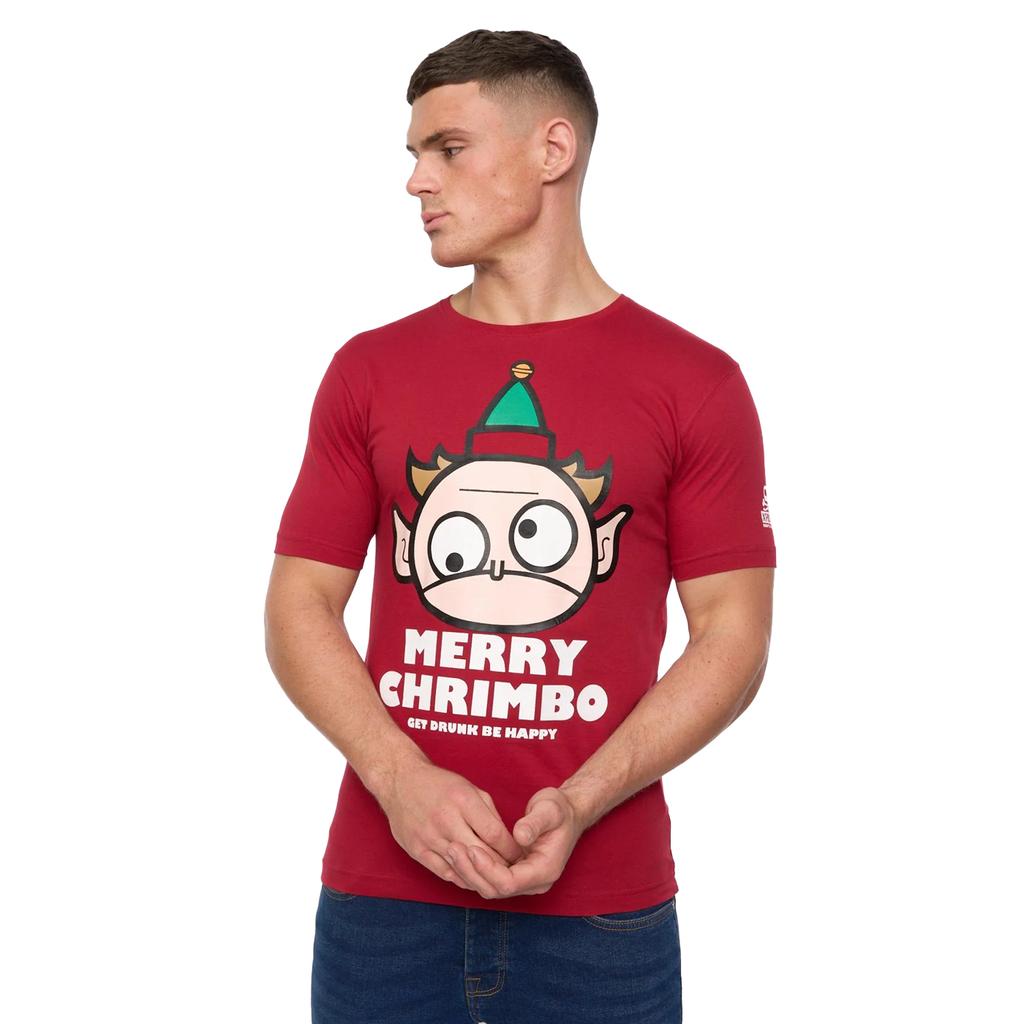 Camiseta de Natal Xplicit Masculina Elfo Bêbado