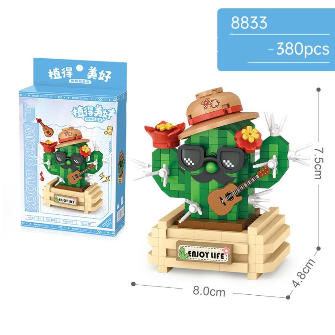 

Строительные блоки Мими, маленькие частицы, имитация цветка, растения, цветка, образовательная модель, детская игрушка в подарок