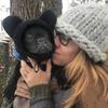 Pets Supplies Solid Color Dog Fleece Hats Soft Cute Dog Ears Hoodie Caps Comfortable Adjustable Dog Warm Caps Outdoor Activities