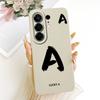 For Tecno Camon 50 4G Lucky Initial Letter Phone Case For Tecno Camon50 4G CN5 Soft Silicone Shockproof Cases Bumpers