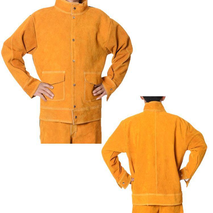 Leather Electric Welding Protective Workwear - Anti-scald Radiation Protection for Welders.
