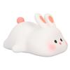 Kawaii Bunny Night Light Soft Silicone Night Light Portable USB Rechargeable Bedside Lamp for Baby