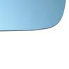 BMW 5 F10 / F11 2009- HEATED BLUE mirror insert left