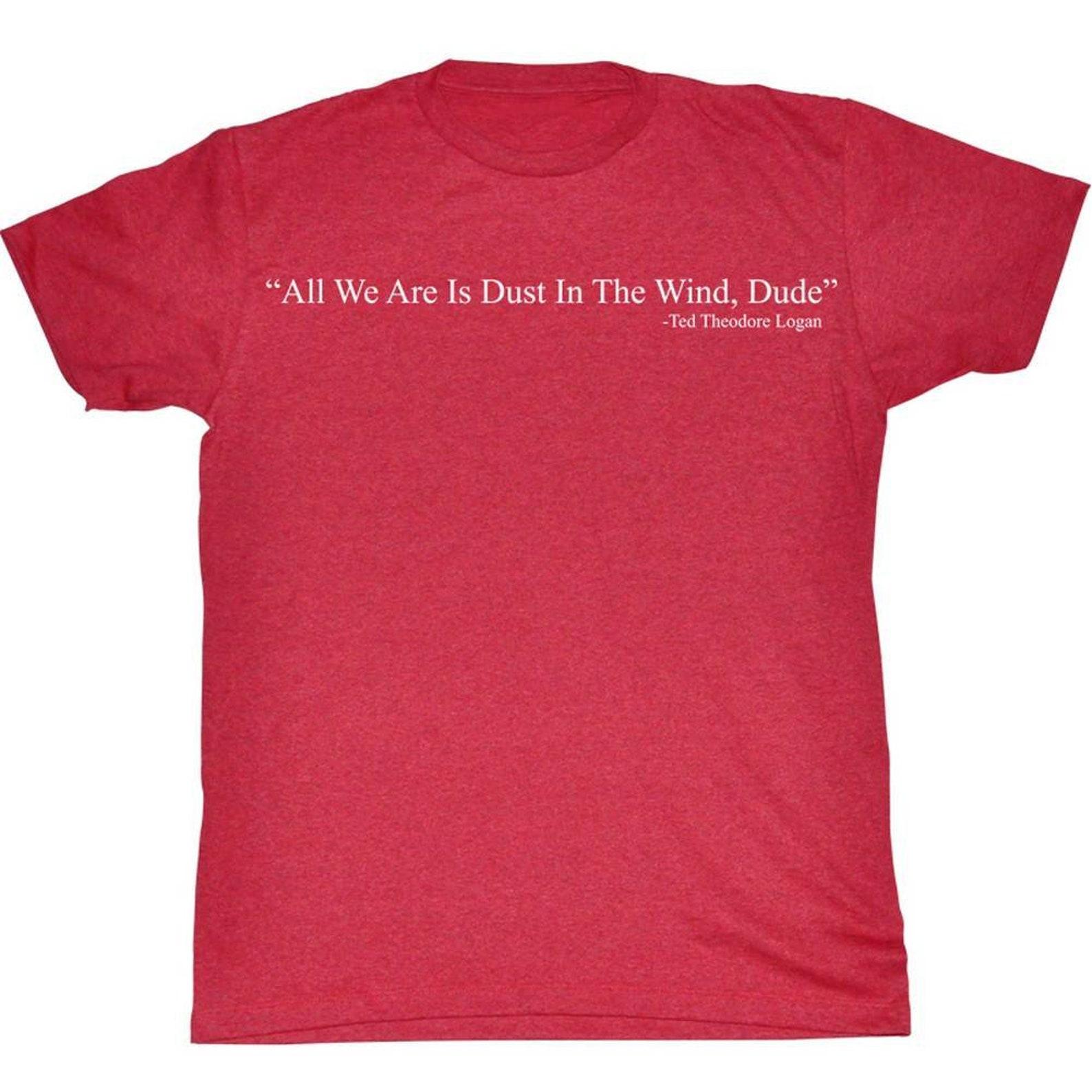 Bill and Ted Dust Red Adult T-Shirt XL
