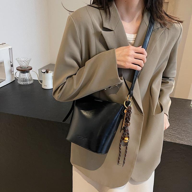 French Trend Mother And Child Bag Women'S Retro Fashion Bucket Bag High-End Shoulder Women'S Bag