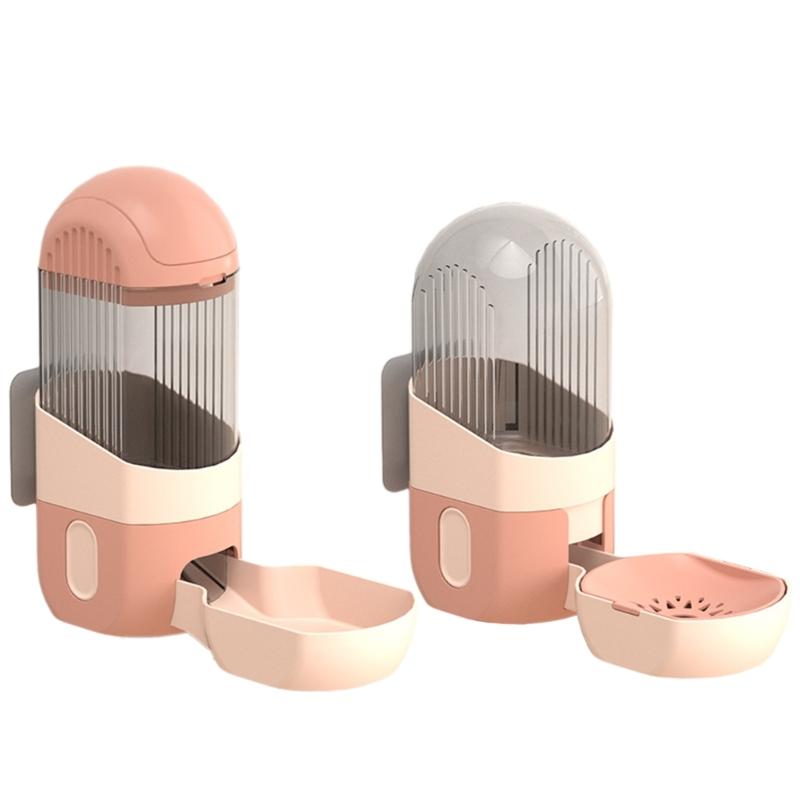 Cat Water Dispenser Cat Automatic Feeder And Water Cat Feeding Watering Cage Mount Cat Feeder Cat Water Feeder